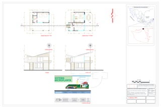 CABANA TIPO
turbina eolica turbina eolica
QRO.
ISLA CONTOY
ISLA MUJERES
CANCUN, Q.ROO.
ZONA DE ESTUDIO
180130 520
450350
350350
250 700 100
350250460
26525046085
450250 250
450100110140
350350
250 450 350
350250460
26525046085
corte a-a"
a a"
planta baja 68.17m² planta alta 75.20m²
alzado
 