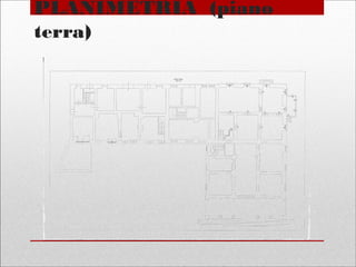 PLANIMETRIA (piano
terra)
 