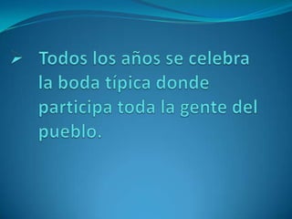   	Dentro de sus festejos celebran varias 	representaciones  como la representación del 	Viacrucis vivienteRepresentación del Viacrucis