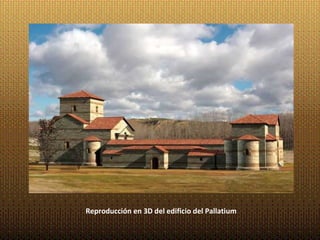 Reproducción en 3D del edificio del Pallatium
 