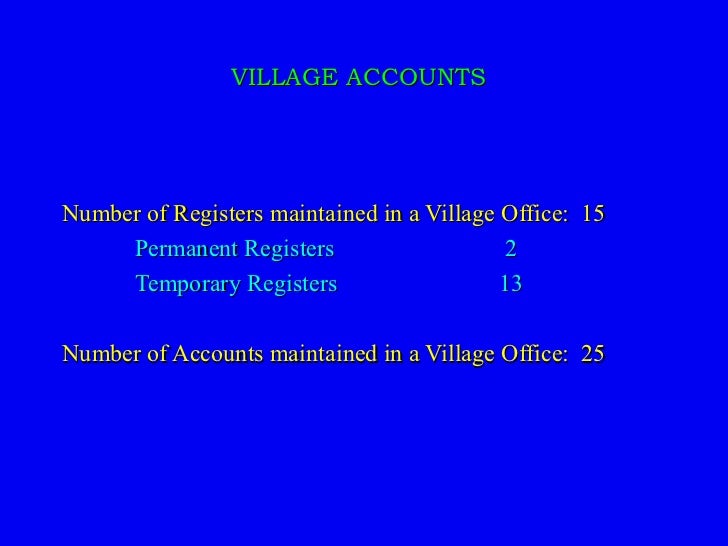 Role of Village Officer in Kerala Land Revenue Administration.