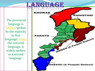 Kpk Language PROVINCES OF PAKISTAN***** | PPTX