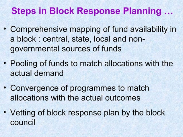 Village microplanning -_lessons_from_maharashtra | PPT