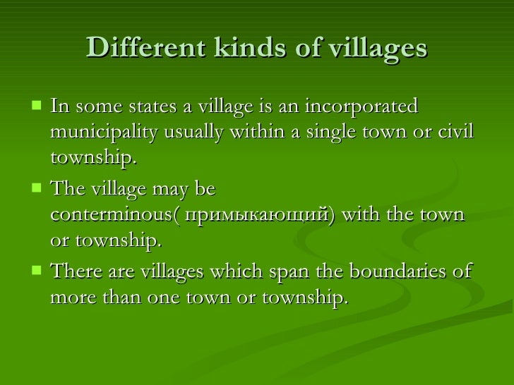 Villages