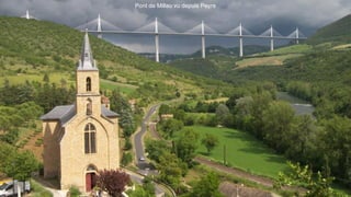 Pont de Millau vu depuis Peyre
 