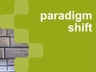paradigm
    shift
 