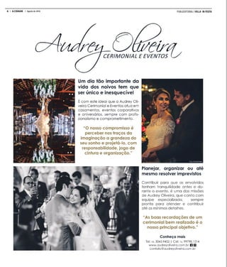 4 A CIDADE Agosto de 2016 PUBLIEDITORIAL | VILLA IN FESTA
 