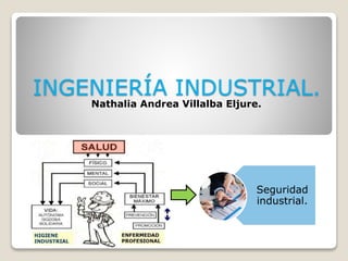 INGENIERÍA INDUSTRIAL.
Nathalia Andrea Villalba Eljure.
Seguridad
industrial.
 