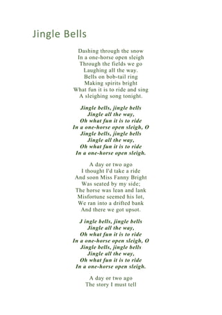 Jingle bells jingle bells jingle all the ways!!!, Jingle bells jingle  bells jingle all the way!!! otro #villancico tradicional pero en #ingles  Hoy les compartimos esta canción disfrutenla y comenten