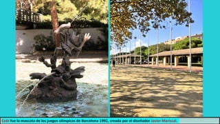 Cobi fue la mascota de los juegos olímpicos de Barcelona 1992, creada por el diseñador Javier Mariscal.
 