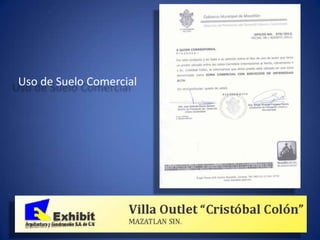 Uso de Suelo Comercial
 