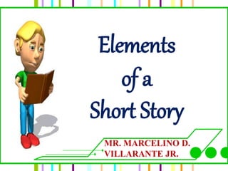 Elements
of a
Short Story
MR. MARCELINO D.
VILLARANTE JR.
 
