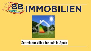 Search our villas for sale in Spain
 