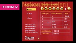 INTERACTIVE TV?
 
