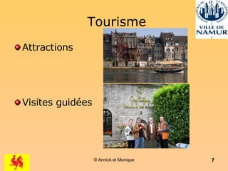 Tourisme Attractions Visites guidées 