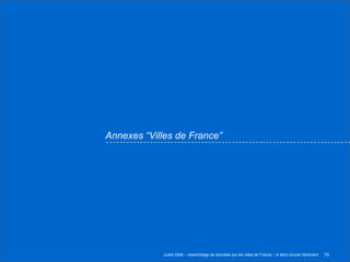 Villes de France 2008