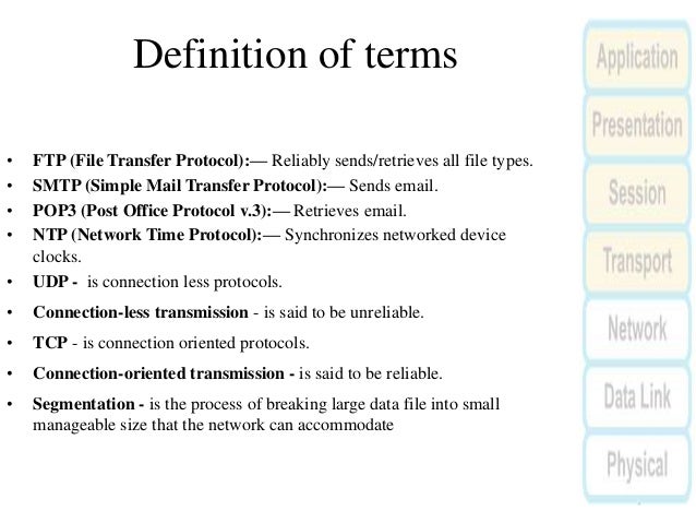 Which osi layer provides file transfer services inc
