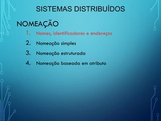Sistemas Distribuídos - Aula 4