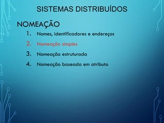 Sistemas Distribuídos - Aula 4