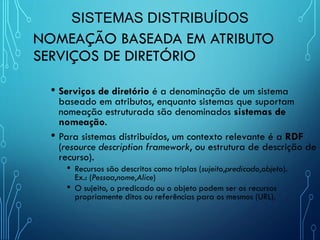 Sistemas Distribuídos - Aula 4