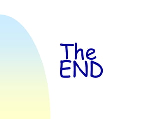 The
END
 