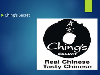  Ching’s Secret
 