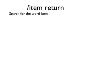 ctrl+b Move Backward one screen.  Think Page Up. 