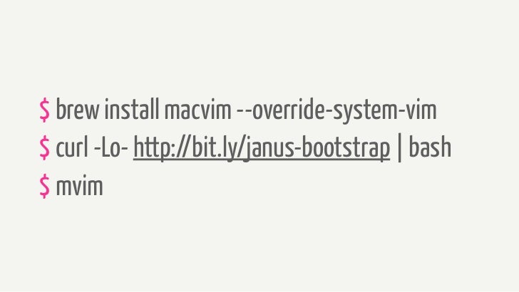 conda install macvim conda install macvim