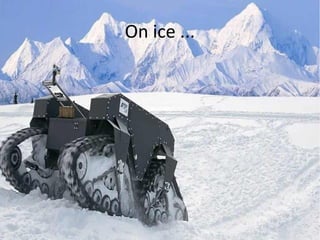 On ice ...
 