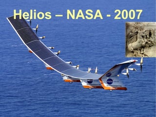 Future of Drones
Mohammad Tawfik
#WikiCourses
http://WikiCourses.WikiSpaces.com
Helios – NASA - 2007
 