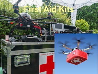 Future of Drones
Mohammad Tawfik
#WikiCourses
http://WikiCourses.WikiSpaces.com
First Aid Kits
 
