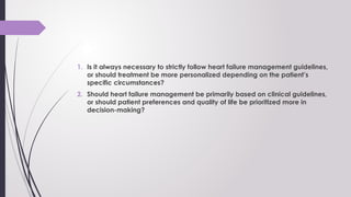 Recent Guidelines and Advances in Heart Failure Management | PPTX