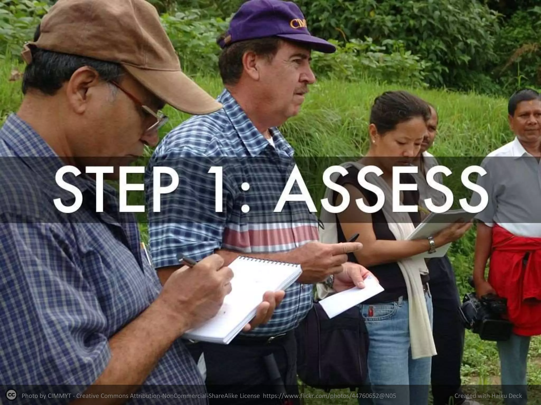 Photo by CIMMYT - Creative Commons Attribution-NonCommercial-ShareAlike License https://www.flickr.com/photos/44760652@N05 Created with Haiku Deck
 