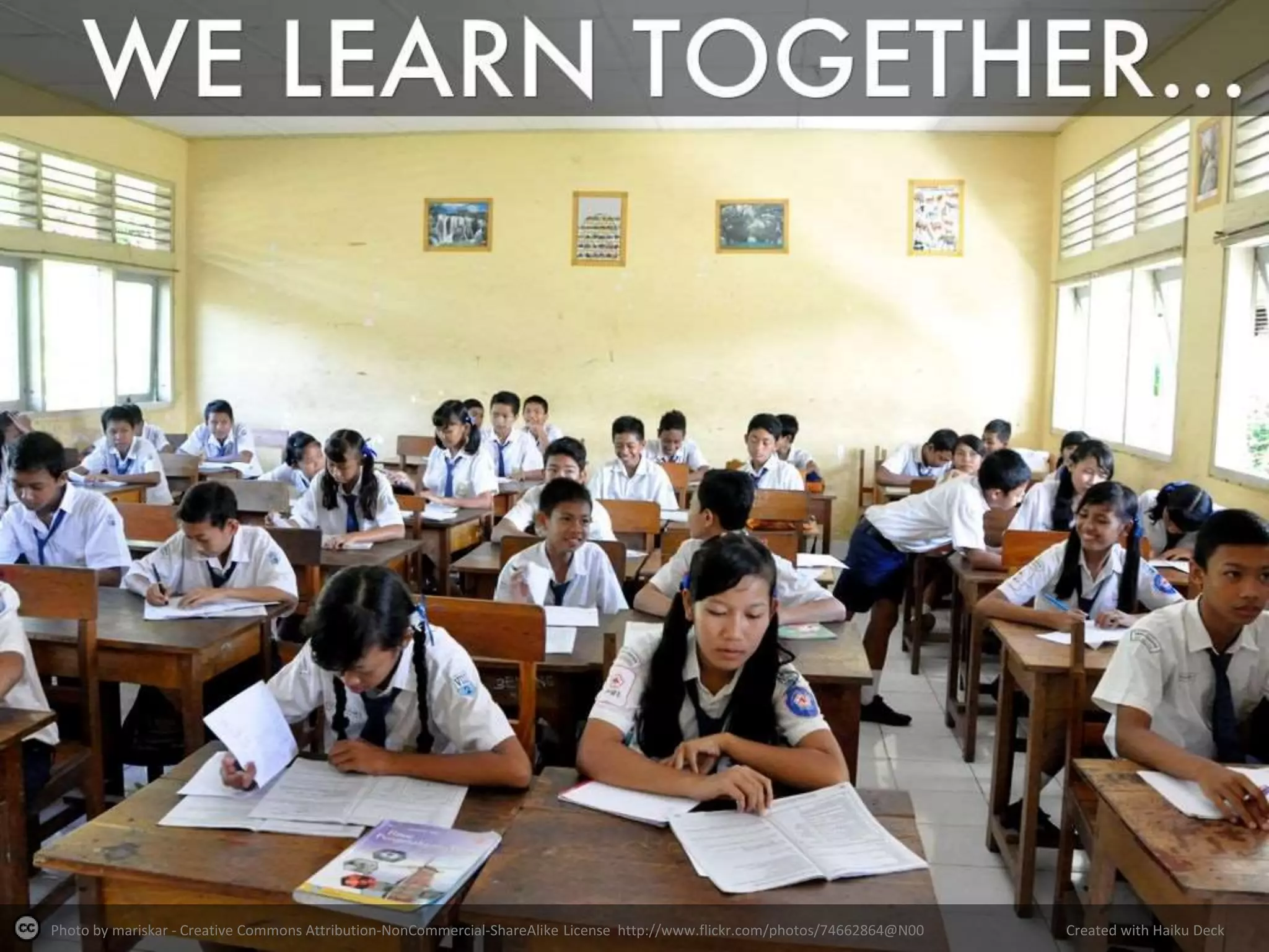 Photo by mariskar - Creative Commons Attribution-NonCommercial-ShareAlike License http://www.flickr.com/photos/74662864@N00 Created with Haiku Deck
 