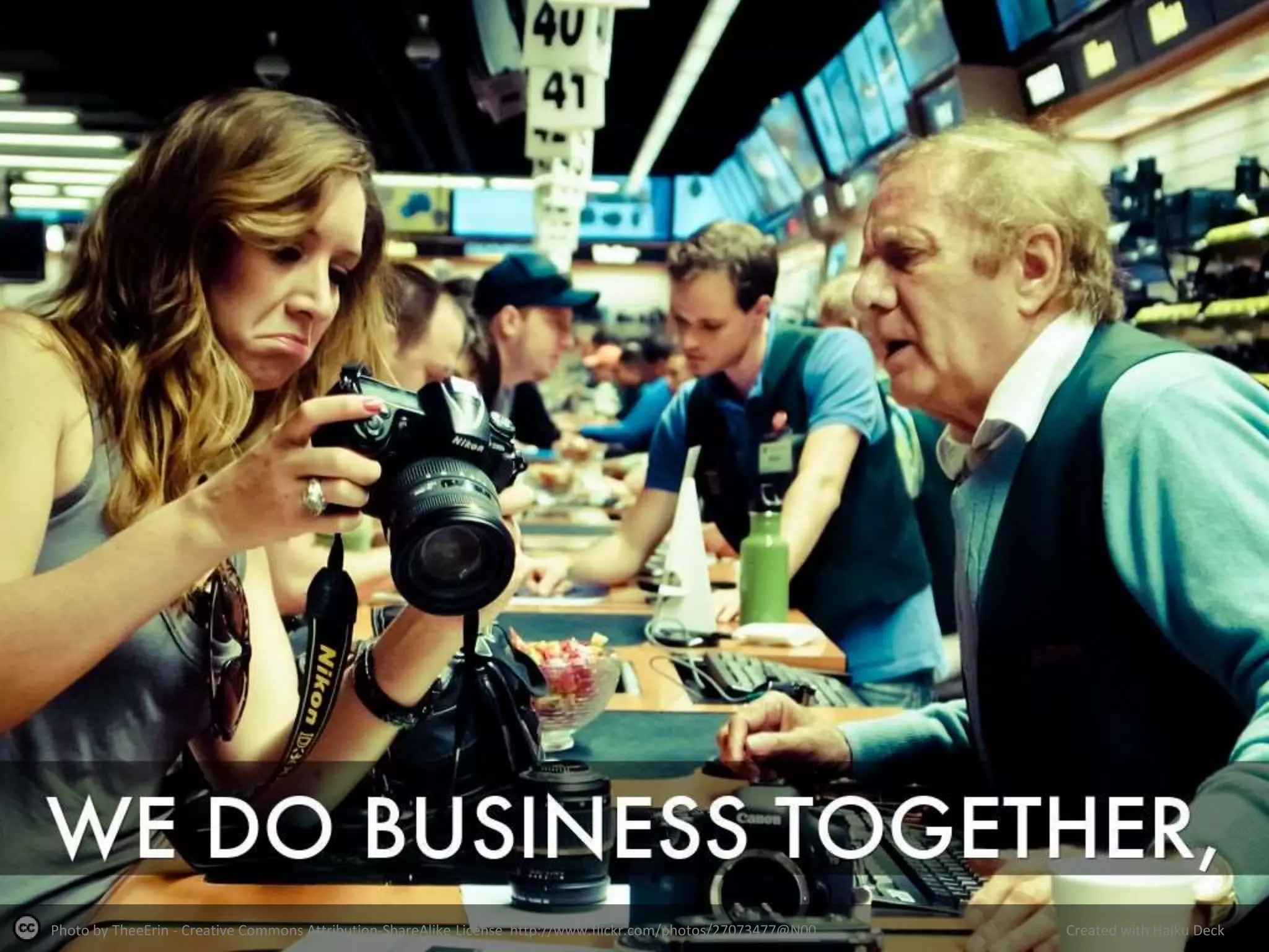 Photo by TheeErin - Creative Commons Attribution-ShareAlike License http://www.flickr.com/photos/27073477@N00 Created with Haiku Deck
 