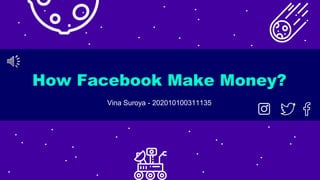 How Facebook Make Money?
Vina Suroya - 202010100311135
 