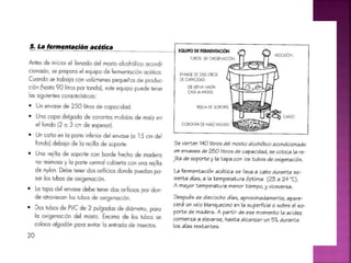 Vinagre y proceso industrial