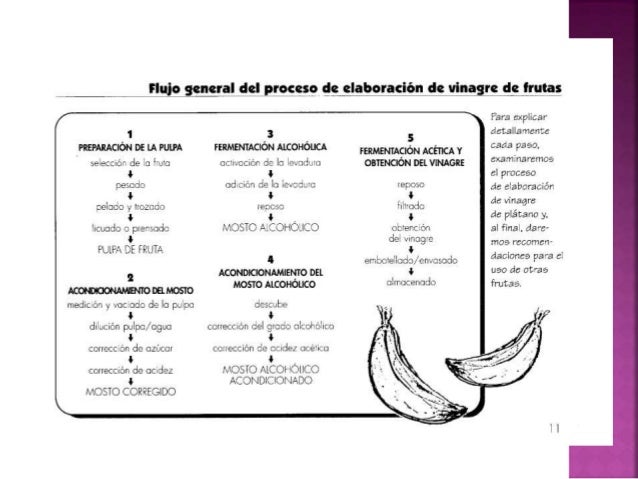 Vinagre y proceso industrial