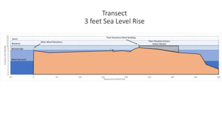 Transect
3 feet Sea Level Rise
 