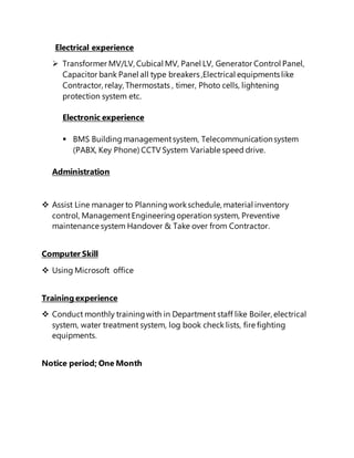 Vinay cv | DOCX