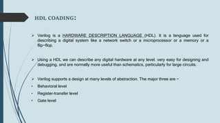 VLSI training PPT, vinay | PPTX