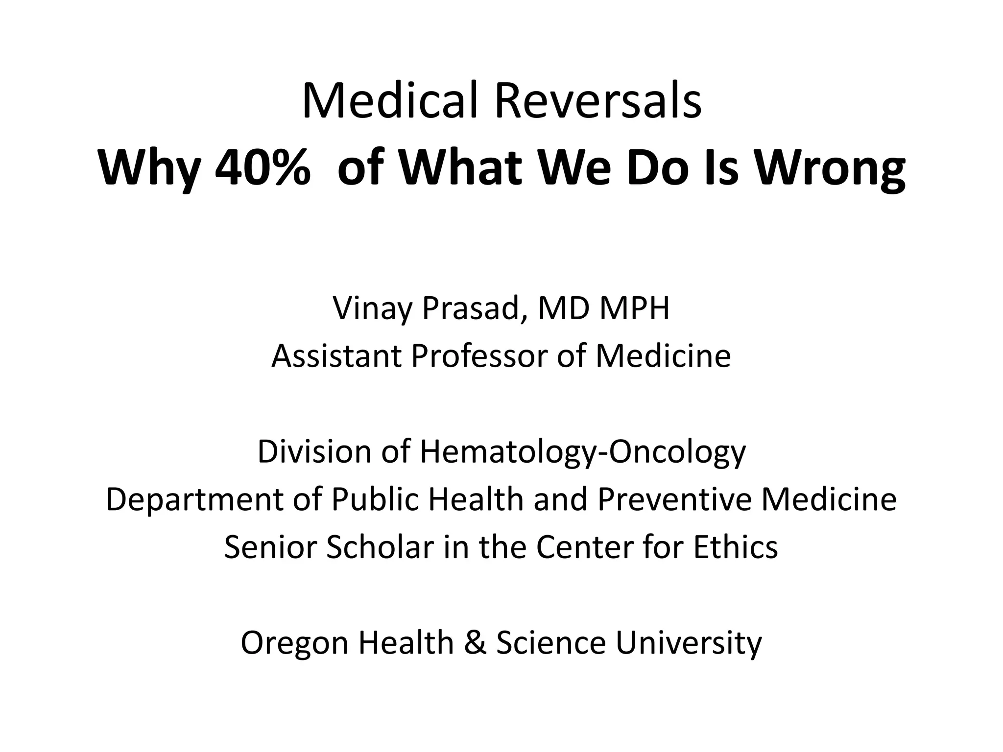 What We Do Is Wrong