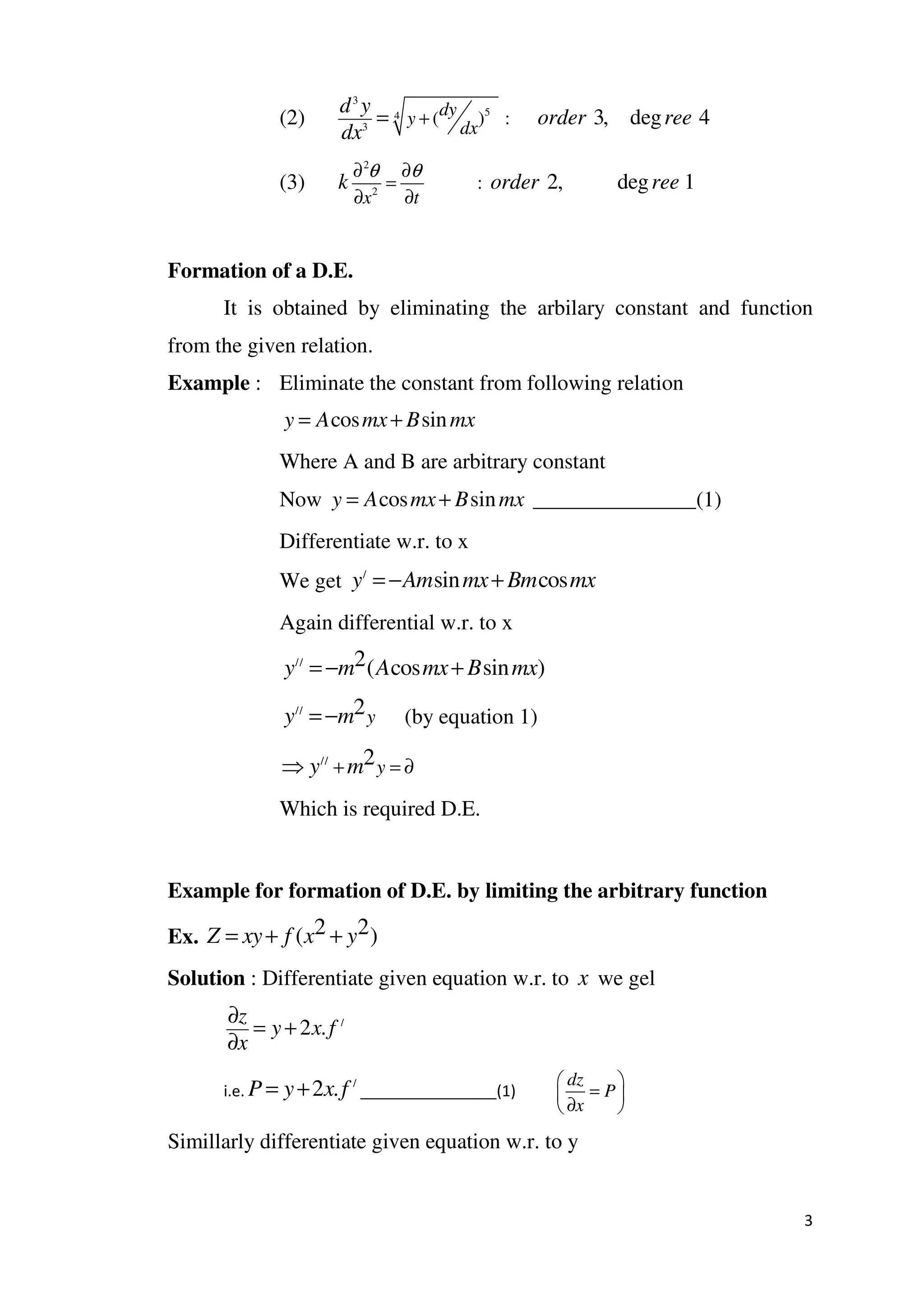 Differential Equation | PDF