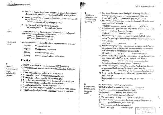 Vince, michael intermediate language practice | PDF