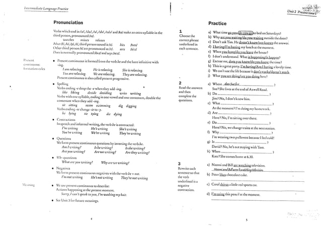 Vince, michael intermediate language practice | PDF