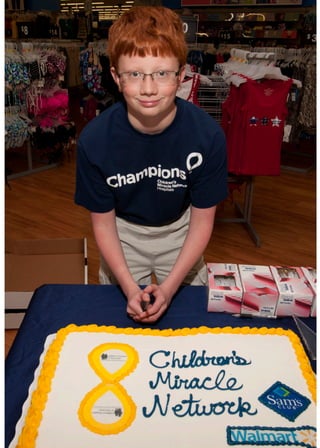 Children’s Miracle Network Hospitals Wisconsin Champion Vincent Forseth