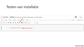 Installation Anaconda Navigator for Python Workshop | PPTX