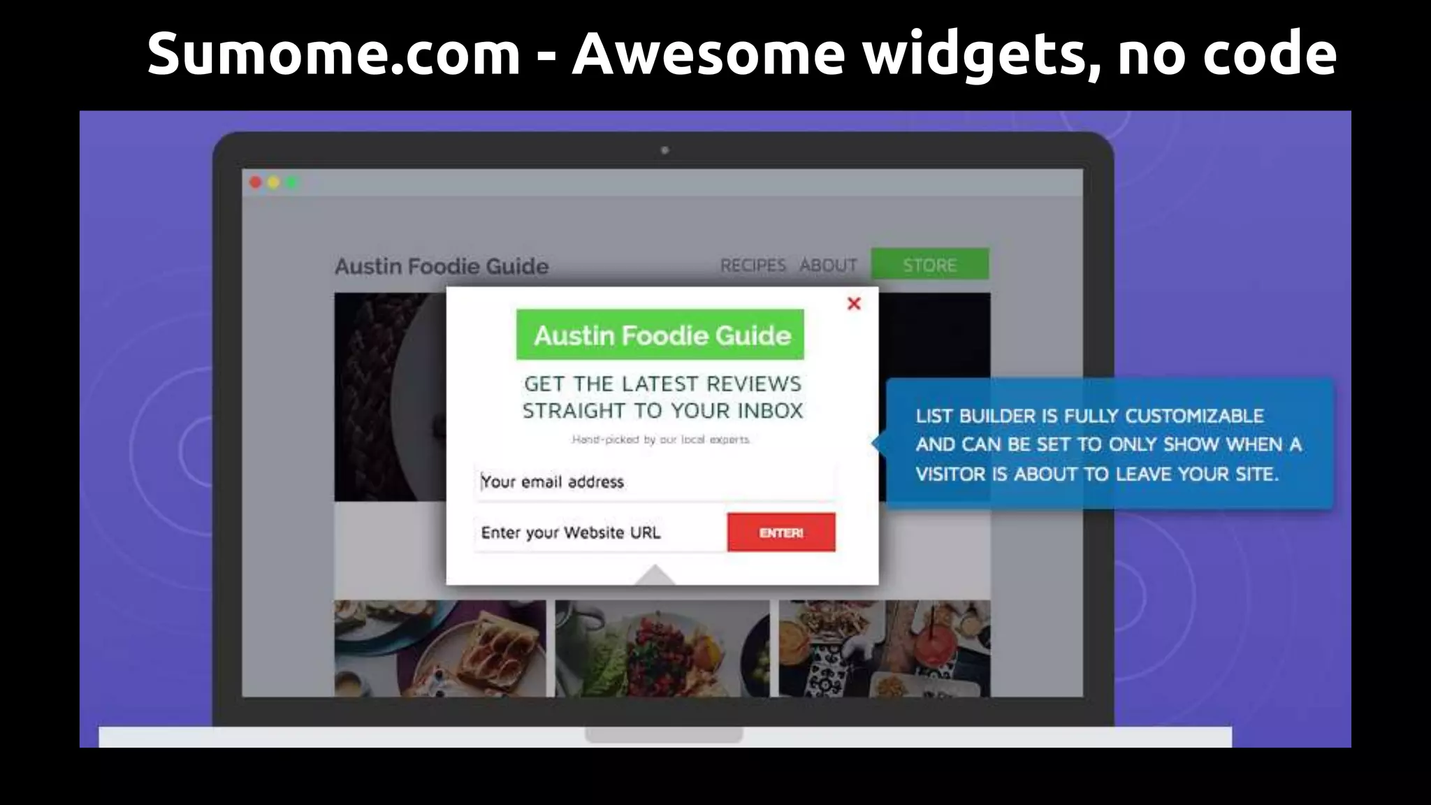 Sumome.com - Awesome widgets, no code
 