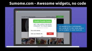 Sumome.com - Awesome widgets, no code
 