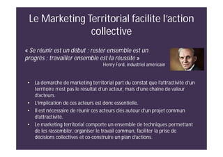Vincent gollain   le marketing territorial et l'attractivité des territoires - mars 2016